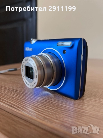 Фотоапарат Nikon 12,2Mp (+подаръци), снимка 2 - Фотоапарати - 52106876