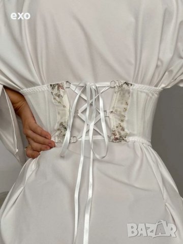 Ефектен корсет, Флорален корсет, Корсет бродерия, снимка 4 - Корсети, бюстиета, топове - 39193646