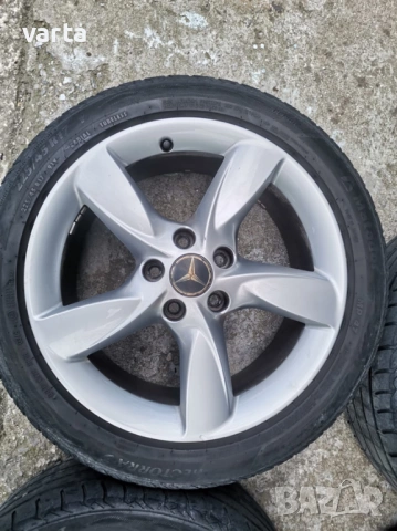 4бр лети джанти 17" за Мерцедес с гуми 225/45/17 , снимка 5 - Гуми и джанти - 53219034