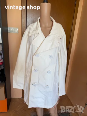 Дамски тренч Polo Ralph Lauren слонова кост, размер L/XL