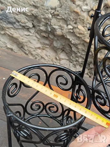 цветарник метален 25673, снимка 5 - Градински мебели, декорация  - 50325776