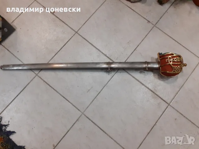 Шотландска ритуална сабя,рапира 19 век,ятаган шпага,кортик