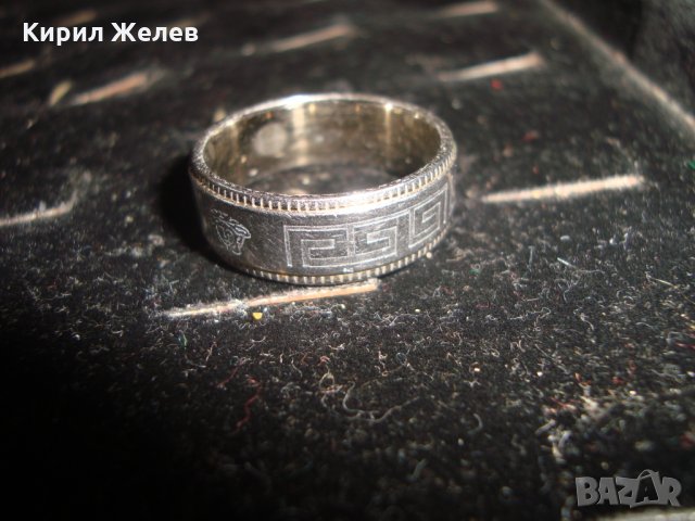 ВЕРСАЧЕ МАРКОВ ПРЪСТЕН БЛАГОРОДНА НЕРЪЖДАЕМА СТОМАНА ХАЛКА 19642, снимка 5 - Пръстени - 32101816
