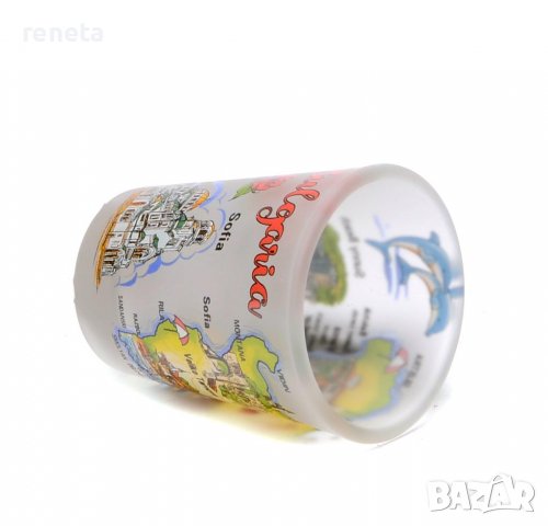 Чашка за ракия, България, Стъклена, снимка 3 - Български сувенири - 37770290