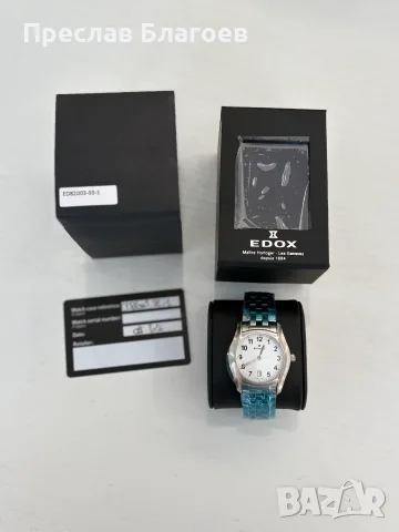 Дамски часовник Edox - ED82003-SS-1, снимка 11 - Дамски - 56361604