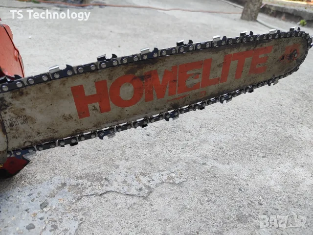 Винтидж резачка Homelite Super 2 (Made in USA) – След СЕРВИЗ в STIHL + НОВА верига, снимка 5 - Моторни триони/резачки - 56043140