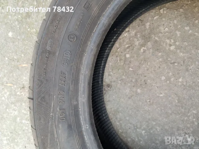 Летни гуми 195/55/16 Continental - 2 броя, снимка 4 - Гуми и джанти - 49547377