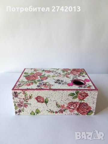 Подаръчна  кутия  с  Пролетни цветя, снимка 3 - Подаръци за жени - 32103955