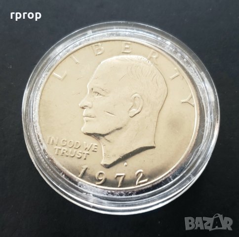 Оригинална монета. САЩ. Долар. Един Американски долар .1974 година., снимка 4 - Нумизматика и бонистика - 27667427