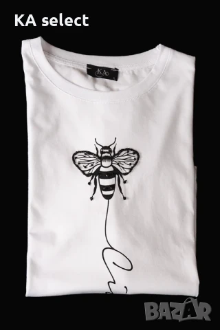 Тениска с пеперуда, снимка 2 - Тениски - 51265040