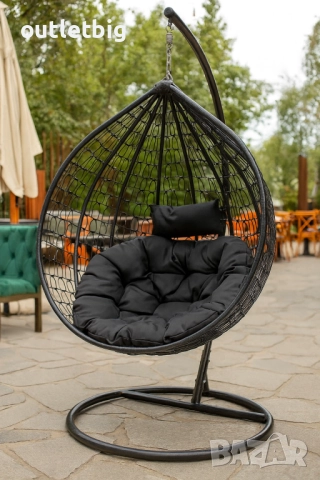 Градинска висяща люлка тип гнездо,яйце–Промоция!, снимка 5 - Градински мебели, декорация  - 52301763