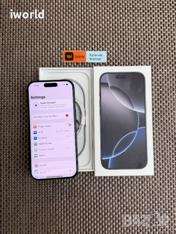 100% Батерия❗️ iPhone 16 Pro❗️ Лизинг от 60лв/м ❗️ Black Titanium ❗️ГАРАНЦИЯ, снимка 9 - Apple iPhone - 52414614