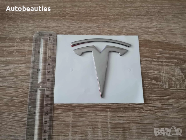 сребрист гланц лого Tesla, снимка 3 - Аксесоари и консумативи - 51986291