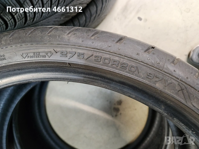 продавам 4бр лятни гуми пакет 275/30/20 245/35/20 , снимка 3 - Гуми и джанти - 53925296
