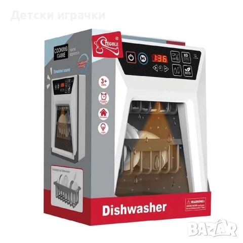 Детска съдомиялна с кухненски съдове, на батерии , снимка 5 - Други - 52745057