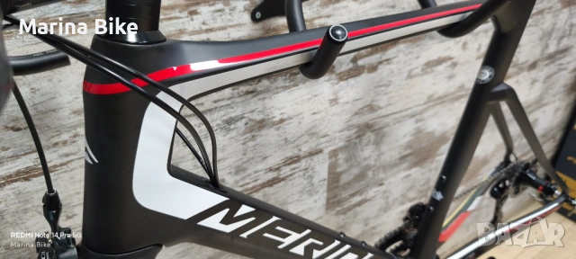 Карбонов шосеен велосипед без капли Merida Reacto 6000 Dura-Ace | L, снимка 11 - Велосипеди - 53294537