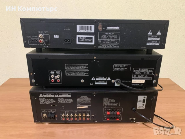 Продавам сет Pioneer от три компонента, снимка 6 - Ресийвъри, усилватели, смесителни пултове - 51033631