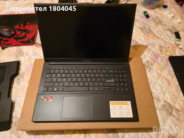 ASUS VivoBook Go 15 | DDR5 РАМ, Wi-Fi 6, NVMe, Ryzen 3, IPS Екран |Като нов, снимка 3 - Лаптопи за работа - 52485570