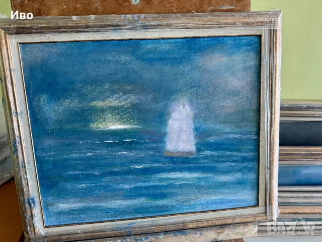 Картини масло върху платно, натюрморт,портрети и пейзажи от Доц д-р Христо Иванов Сапунджиев, снимка 5 - Картини - 50676247