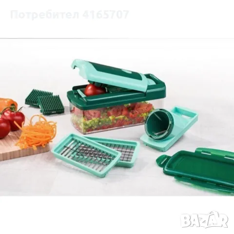 Оригинално немско мултифункционално кухненско ренде Nicer Dicer 12 в 1, снимка 2 - Други стоки за дома - 48950287