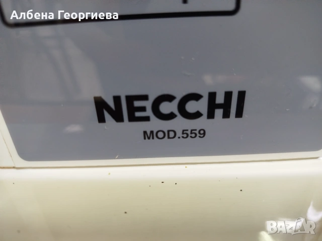 Метална шевна машина NECCHI 559, снимка 3 - Шевни машини - 54154639