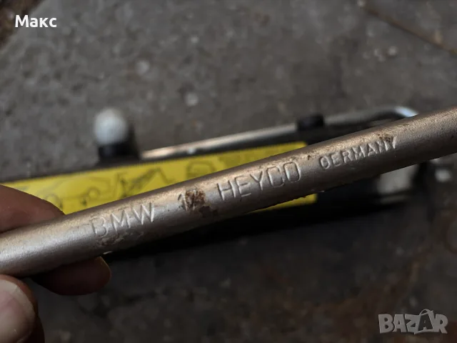Оригинален крик BMW (БМВ) E46/E60/E61 + балонен ключ 17 Heyco, снимка 3 - Аксесоари и консумативи - 56023887