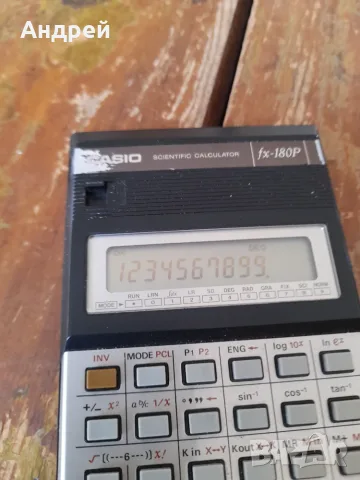 Стар калкулатор Casio FX-180P, снимка 5 - Други ценни предмети - 56544773