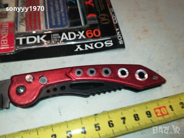 АВТОМАТИЧНА НОЖКА-ЧЕРВЕНА 0509251312, снимка 12 - Ножове - 51615047
