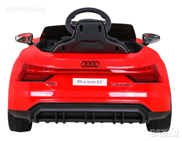 Audi RS E-Tron GT 12V – Детска акумулаторна кола, Червена, EVA гуми, снимка 7 - Детски велосипеди, триколки и коли - 50420674
