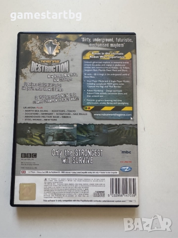 Robot Wars: Arenas of destruction за PS2, снимка 2 - Игри за PlayStation - 51758948