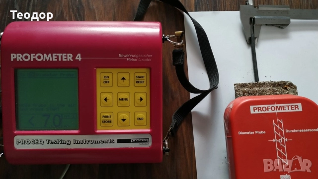 Profometer 4 за мерене на армировка , снимка 2 - Измервателни инструменти - 52947231