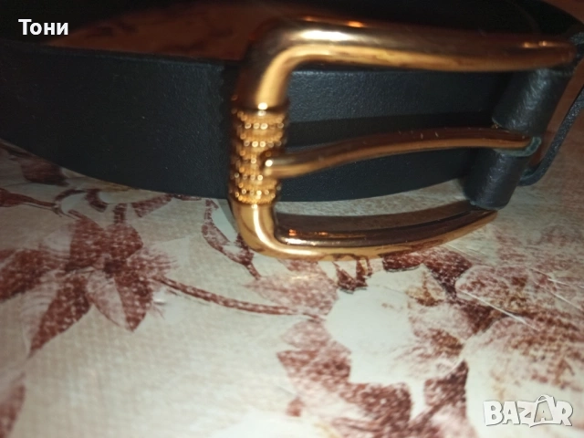  RL Нов Дамски Колан Изцяло от Естествена Кожа 110см. , снимка 6 - Колани - 53930950