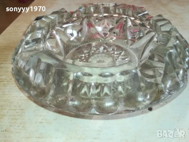 МАСИВЕН ПЕПЕЛНИК-16Х5СМ 2601251445, снимка 2 - Антикварни и старинни предмети - 48834817