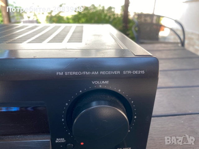 Продавам  Receiver SONY DE215 , Произведен във Франция, снимка 3 - Ресийвъри, усилватели, смесителни пултове - 51707627