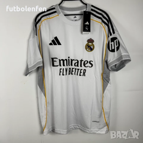 NEW! Реал Мадрид 25/26 Домакински Тениски