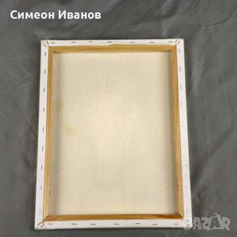 Интересна картина на кон подписана #6363 35 х 46 см, снимка 3 - Други ценни предмети - 53916462