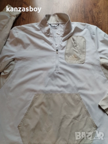 adidas Jacket Fast 1/2 ZIP - мъжка ръннинг ветровка Л, снимка 9 - Спортни дрехи, екипи - 52056269