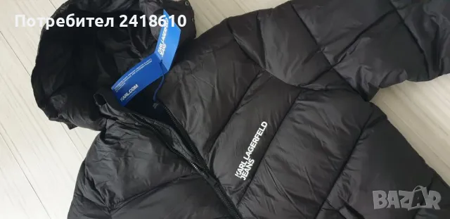Karl Lagerfeld Long Jacket  Parka Size XL/ 2XL ОРИГИНАЛ! НОВО! Мъжко Зимно Яке!, снимка 1