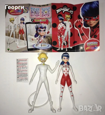 Лот X2 Kinder Maxi Surprise “Miraculous” от Италия, снимка 2 - Кукли - 53057320