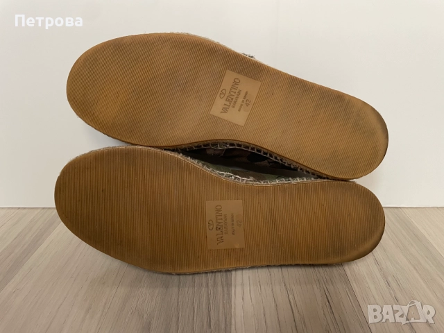 Мъжки еспадрили Valentino Garavani 42 Оригинал, снимка 6 - Мокасини - 51889572