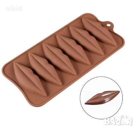 5 бр Голяма уста устни целувка силиконов молд форма за фондан гипс шоколад украса декор парти