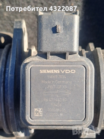 Дебитомер 96 471 440 80 1.4TDCI /1.4 HDI 2006г., снимка 2 - Части - 51936470