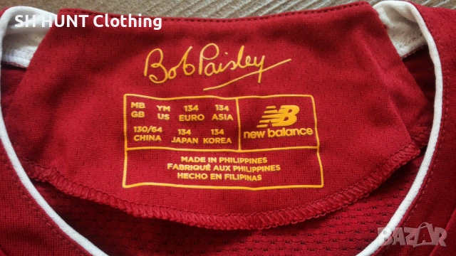 NEW BALANCE FC LIVERPOOL Kids Footall T-Shirt размер 9 години / 134 см детска футболна тениска 25-59, снимка 14 - Детски тениски и потници - 53210306