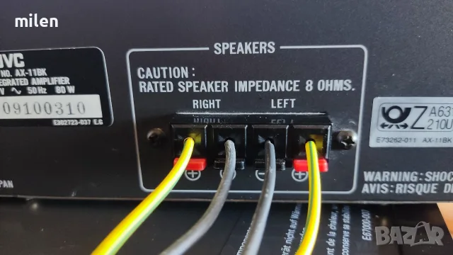 Качествена аудио система JVC / Усилвател JVC AX-11 . Дек TD-W10XG и Тунер FX-33L, снимка 12 - Аудиосистеми - 55975693