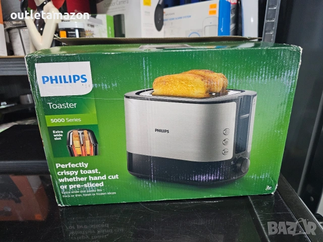 Тостер PHILIPS VIVA COLLECTION HD2637/90  , снимка 6 - Тостери - 53346277