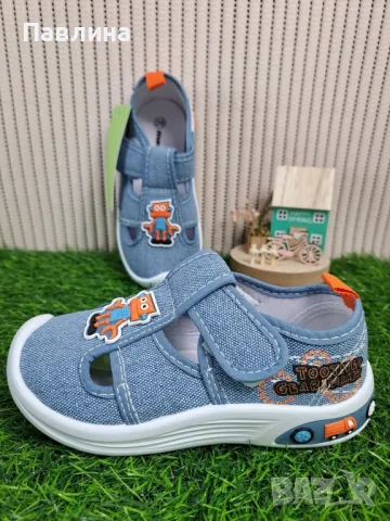 Текстилни обувки за момче , снимка 5 - Детски обувки - 49539586