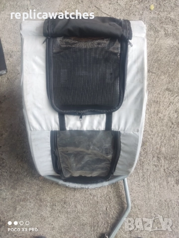 велосипедно ремарке за домашен любимец или багаж, снимка 6 - Аксесоари за велосипеди - 51452171