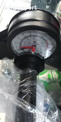 метална универсална помпа нова с различни накрайници мери налягане, снимка 2 - Аксесоари за велосипеди - 40742676