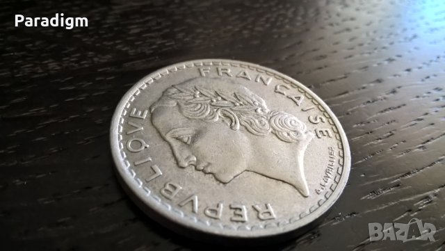Mонета - Франция - 5 франка | 1949г., снимка 2 - Нумизматика и бонистика - 30464301