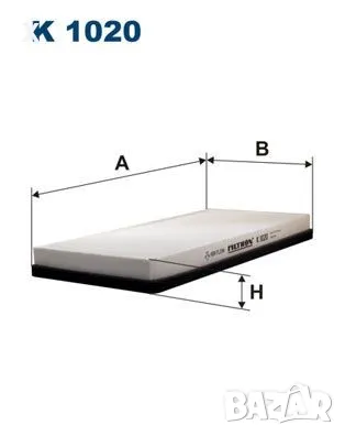 FILTRON K1020 ФИЛТЪР КУПЕ PEUGEOT 406 / PORSCHE 911 / PORSCHE Boxster / PORSCHE Cayman / 1995-2012  